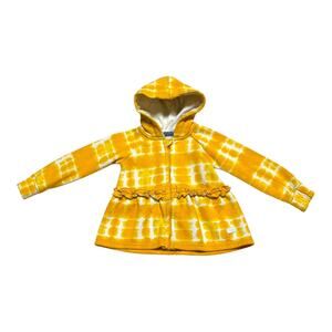 7 for all mankind Zip Front Hoodie Yellow White 24 month